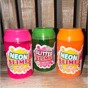 ⭐️ 3X NOVELTY SODA CAN SLIMES ⭐️